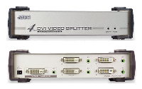 VS164 - Aten - 4 Port DVI Video Splitter with Audio (Compatible with DVI-D or DVI-I) Cascadable  DVI Splitter VS164