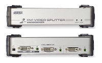 VS162 - Aten - 2 Port DVI Video Splitter with Audio (Compatible with DVI-D or DVI-I) Cascadable DVI Splitter VS162