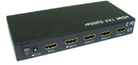 V-HDMI-1-4-AMP HDMI splitter with 1 Input  / 4 Outputs