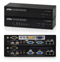 CE775 USB Dual-View VGA Aten KVM Extender 300m, Deskew