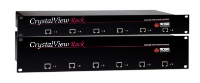 Rose CRV-12SLP Crystalview extender (rackmount chassis),12 UTP Cat5 outputs to remote users - 12 local computers rack mount unit )