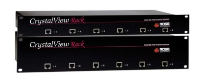 Rose CRV-6SLP/AUD Crystalview extender (rackmount chassis), 6 UTP  Cat5 outputs to remote users - 6 local computers rack mount unit with audio and serial ( KVM, Audio & Serial Extender)