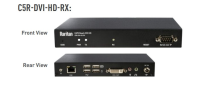 C5R-DVI-HD-RX  Raritan Cat5 Reach  Receiver Only  DVI-D & USB keyboard & Mouse, Audio , IR EDID emulation  ( DVI-D Output ) DVI Extender reciever