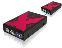 X50-IEC ADDERLink X50 Full function USB Single VGA video. UTP USB KVM Extender (Single Local and Remote User Video ) X50-UK  ( Transmitter and Receiver Set )