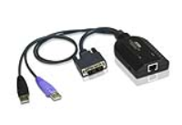 KA7166 - Aten - USB DVI Virtual Media KVM Adapter with Smart Card Support (KA Range)