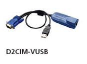 D2CIM-VUSB Raritan D2CIM-VUSB Dominion KX2 CIM for USB for Virtual Media and Absolute mouse synchronization