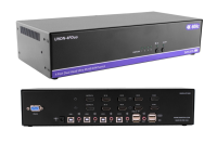SmartAVI - UHDN-4P-Duo - 4K ULTRA HD 4-Port, Dual-Head HDMI (4K/60Hz) Ultra-HD KVM switch with USB 2.0 and audio support *NEW*