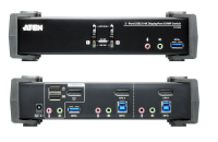 CS1922 - Aten - 2 Port, USB 3.0,  4K KVM, DisplayPort (DP) KVM-P Switch, 4K @ 60 Hz