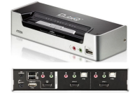 CS1792 - Aten - 2 Port USB 2.0 HDMI KVM / Desktop KVMP Switch with Audio ( Bundle supplied with cables and UK PSU )