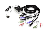 CS692 - Aten - 2 Port HDMI Cable KVM Switch with audio, and remote port selector (USB 2.0) HDMI KVM Switch