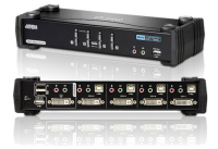CS1784A - Aten - 4 Port USB 2.0 DVI KVM Switch. DVI & USB 2.0 Desktop KVM Switch with Multimedia (Supplied with cables)