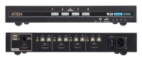 CS1184DP4C - Aten - 4-Port USB-B DisplayPort Secure KVM Switch, with CAC (PSD PP v4.0 Compliant)