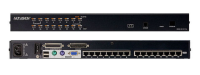 KH1516A - Aten - Altusen 16 Port CAT-5 High Density KVM Switch, 1U 19" Rack Mount supplied, Daisy chain capable (KH Range)