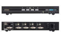 CS1184D4 Aten Secure KVM 4-Port USB DVI Secure KVM Switch Std(PSD PP 4.0 Compliant)