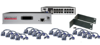 AVX5016IP-U16R-K  AdderView 4 Remote IP KVM Users & 1 Local User to 16 ports. UTP KVM Switch Unit, with 16 x USBKVM  CAM's, Rack kit & PSU, UK Adder AVX5000IP range ( Adder Cat5016IP-IEC )