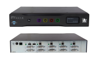 AVS-2214 - ADDERView AVS - Secure Desktop KVM Switch, 4 Port, Dual-Head DVI KVM, USB, Audio, NIAP PP 4.0, AVS2214 (Secure KVM) *NEW*