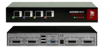 AVSC1104 AdderView Secure AVSV 4 Port KVM Switch ( High Security KVM Switch Tempest Qualified & EAL4 Certified with Card Reader )