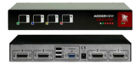 AVSV1004 AdderView Secure AVSV 4 Port KVM Switch ( High Security KVM Switch Tempest Qualified & EAL4 Certified )