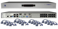 Adder AVX4016-UPK16 AdderView CatX,  4 local Users 16 Computers with 16 x USB Cams Bundle ( super value deal pack )