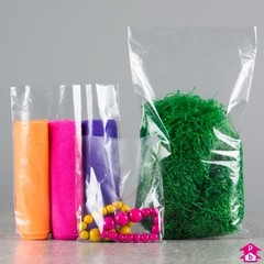 Small 5-8" Wide Clear Polybags