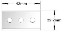 Double Edge Square Ended Blades