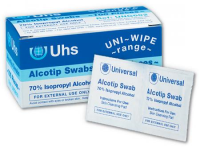 Suppliers Of Alcohol Wipes, Pre-Injection Swabs –70% IPA pack of 10
