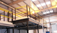 Stainless Steel Mezzanine Industrial Flooring In Staffordshire