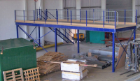 Steel Mezzanine Upraised Floors In Staffordshire