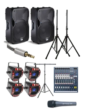 AV Equipment Packages For Basic Wedding 