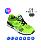 Himalayan #Bounce Lime S1P/SRC Non-Metallic Trainer