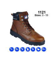 Himalayan Brown Leather DD SMS Safety Boot