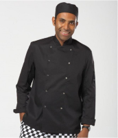 Dennys Long Sleeve Press Stud Chef's Jacket