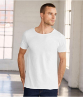 Canvas Unisex Raw Neck T-Shirt