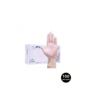 Result Clear Synthetic Vinyl Disposable Gloves