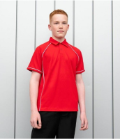 Finden and Hales Kids Performance Piped Polo Shirt