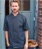 Premier Short Sleeve Zipped Chef's Jacket