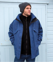 Result 3-in-1 Waterproof Zip and Clip Fleece Lined Jacket