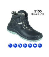 Suppliers Of Himalayan Black 5D'Ring Safety Boot S3