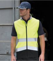 Suppliers Of Result Safe-Guard Printable Safety Soft Shell Gilet