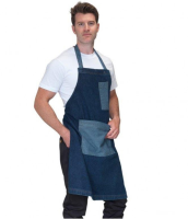 Suppliers Of Dennys Heavyweight Denim Pocket Bib Apron