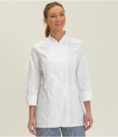 Suppliers Of Dennys Ladies Long Sleeve Premium Chef's Jacket