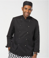 Suppliers Of Dennys Long Sleeve Press Stud Chef's Jacket