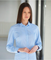 Suppliers Of Brook Taverner Ladies Trevi Long Sleeve Poplin Shirt