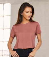 Suppliers Of Bella Ladies Flowy Cropped T-Shirt