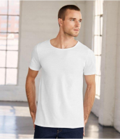 Suppliers Of Canvas Unisex Raw Neck T-Shirt