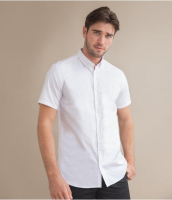 Suppliers Of Henbury Modern Short Sleeve Regular Fit Oxford Shirt