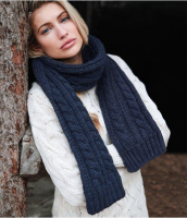 Suppliers Of Beechfield Cable Knit Melange Scarf