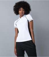 Suppliers Of Finden and Hales Ladies Performance Piped Polo Shirt