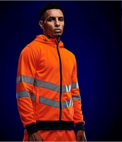 Suppliers Of Regatta Hi-Vis Pro Extol Stretch Zip Hoodie