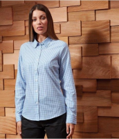 Suppliers Of Premier Ladies Maxton Check Long Sleeve Shirt
